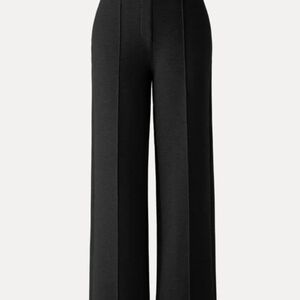 N72 NWT OGL Classic Black Straight Leg  Pull On Pants Sz Sm Highwaisted Pintuck